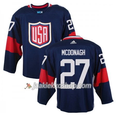 USA Team Pelipaita Ryan McDonagh 27 2016 World Cup Sininen Premier Paita